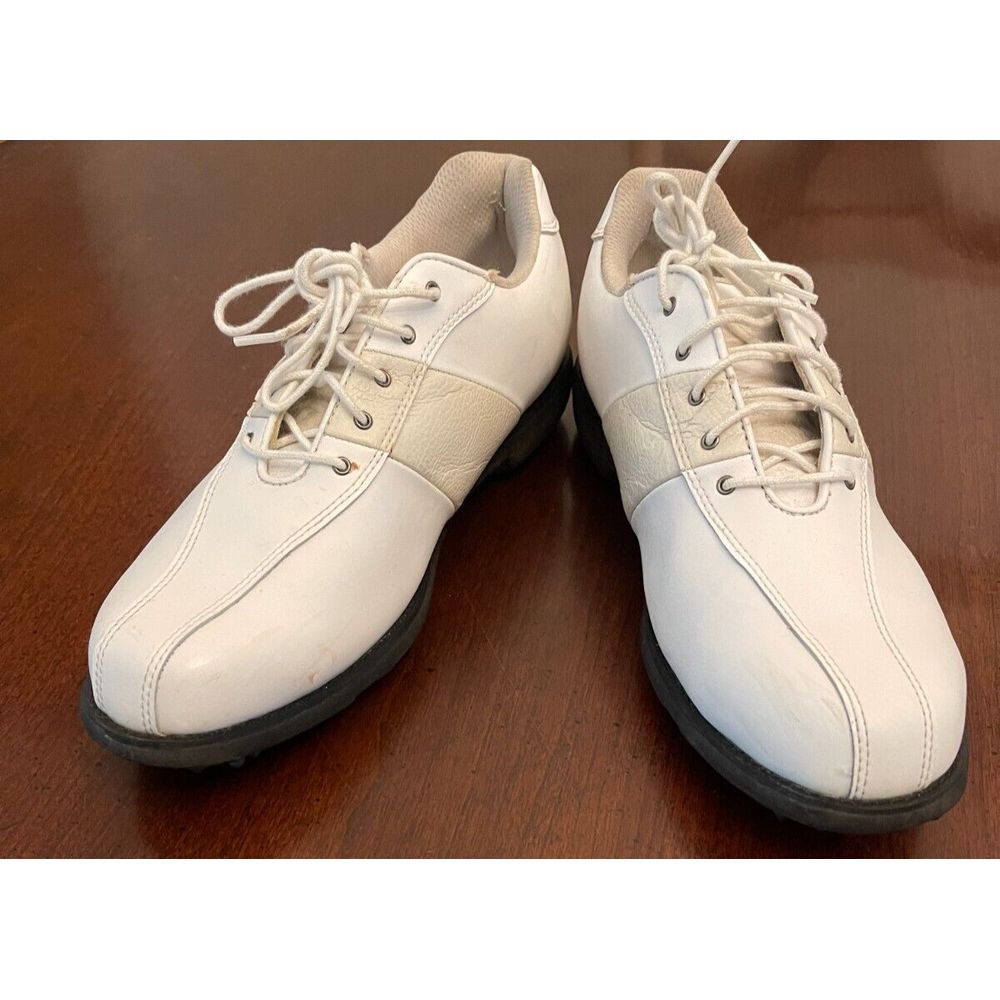 Etonic Golf Womens LP8100-4 White Leather Low Top Lace Up Shoes Size‎ 10M